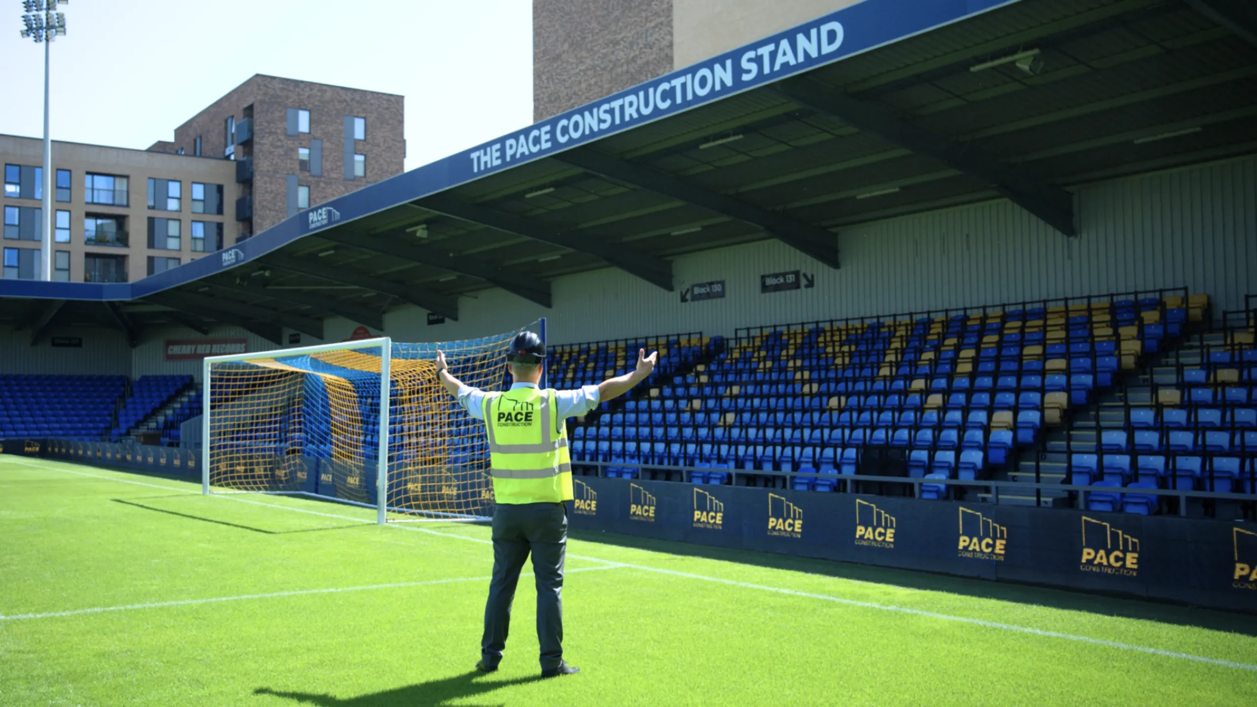 The Pace Construction Stand at AFC Wimbledon